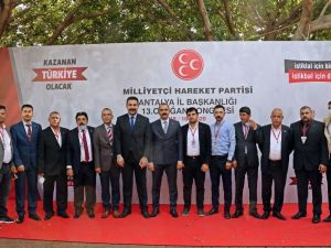 MHP Antalya Hilmi Durgun ile ‘devam’ dedi