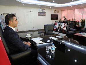 Başkan Mustafa Kayalar AB proje toplantısına katıldı