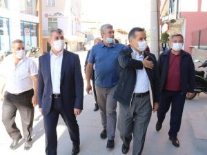 AK Parti heyeti ilçelerde vatandaşlarla buluştu