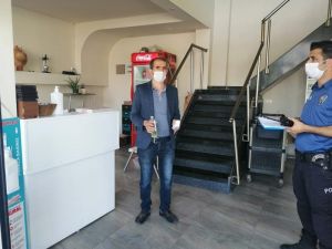 Buharkent’te Korona virüs denetimi