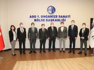 Belarus Büyükelçisi Viktor Rybak ASO 1. OSB’yi ziyaret etti