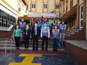 Didim Devlet Hastanesi’nde HAP ‘masa başı tatbikatı’ gerçekleştirildi