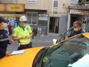 Aydın’da taksi ve toplu taşıma araçlarında hijyen denetimi