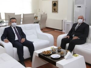 Vali Aksoy’dan, Başkan Atay’a iadeyi ziyaret