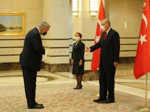 Cumhurbaşkanı Erdoğan, Almanya Büyükelçisini kabul etti
