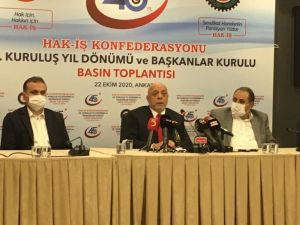 HAK-İŞ 45’inci kuruluş yıl dönümünü kutluyor