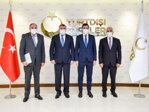 DATÜB, YTB Başkanı Eren ile bir araya geldi
