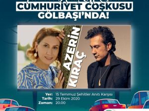 Azerin ve Kıraç Gölbaşı’nda 29 Ekim coşkusu yaşatacak
