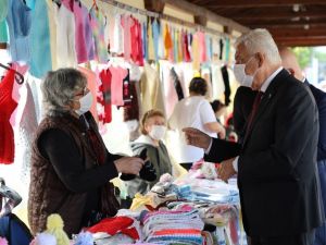 Başkan Gürün’den pazarda Korona virüs denetimi