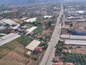 Ortaca’da havadan trafik denetimi yapıldı