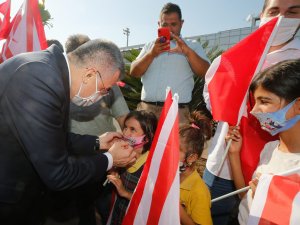 Cumhurbaşkanı Yardımcısı Oktay, yemin töreni için KKTC’de