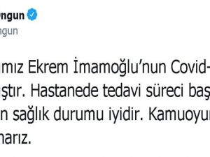 Ekrem İmamoğlu korona virüse yakalandı