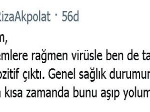 Beşiktaş Belediye Başkanı Rıza Akpolat, korona virüse yakalandı