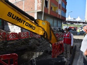 Hançerli, Yeşilkent Mahallesi’ndeki çalışmaları yerinde inceledi