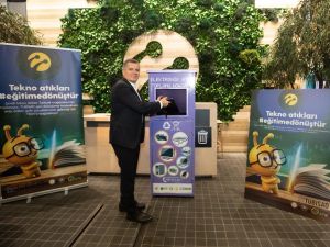 Turkcell 6.5 ton tekno atığı eğitime dönüştürdü