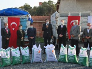 Çiftçilere 75 ton Macar Fiği tohumu dağıtıldı