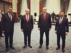 Milletvekili Erbaş, Erdoğan ve Tatar ile Cumhurbaşkanlığı Külliyesi’nde
