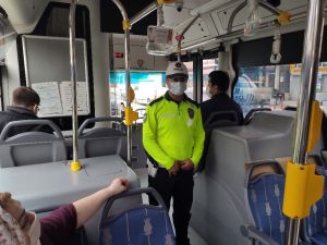 İstanbul’da toplu taşımada korona virüs denetimi
