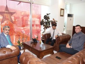 MHP İl Başkanı Alıcık, Rektör Aldemir’i ziyaret etti