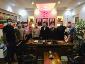Ulaşım Sen’den MHP’ye hayırlı olsun ziyareti