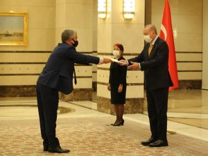 Cumhurbaşkanı Erdoğan, Danimarka Büyükelçisini kabul etti