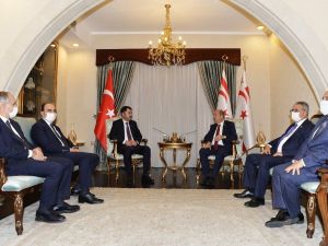 KKTC Cumhurbaşkanı Tatar, Çevre ve Şehircilik Bakanı Kurum’u kabul etti