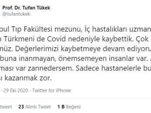 İç Hastalıkları Uzmanı Engin Türkmeni Covid-19 nedeniyle hayatını kaybetti