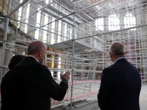 Cumhurbaşkanı Erdoğan Taksim Camii ve AKM’de inceleme yaptı