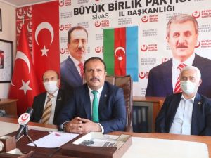 BBP Sivas il başkanlığından Azerbaycan’a destek