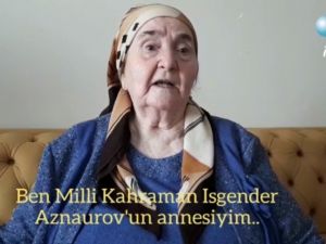 Şehit annesi Mustafayeva : “Düşmanları topraklarımızdan reddetmemiz gerek”