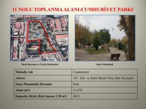 Nazilli Belediyesi ilçe genelindeki toplanma merkezlerini açıkladı