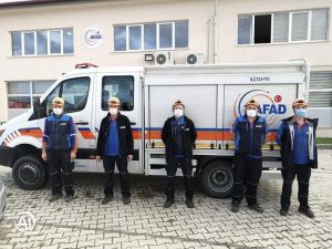 Kütahya’dan İzmir’e yardım ekibi