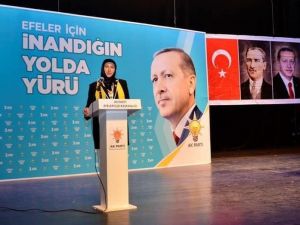 AK Parti Efeler İlçe Kadın Kolları Başkanı Ege, güven tazeledi