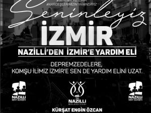 Nazilli’den İzmir’e yardım eli
