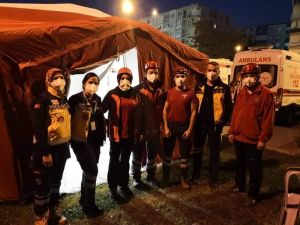 Aydın UMKE ekipleri deprem bölgesindeki çalışmalarına devam ediyor