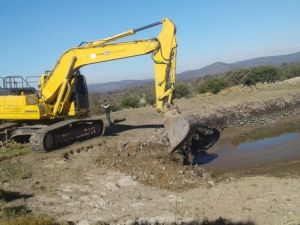 Seyitli HİS göletlerinde temizlik başladı