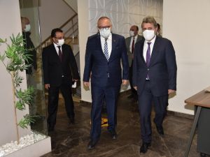 Başkan Ergün misafirlerini ağırladı