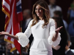 First Lady Melania Trump oyunu kullandı