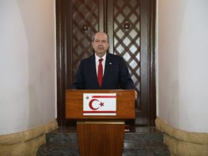 KKTC Cumhurbaşkanı Tatar, Anastasiadis ile görüşmesinin ardından açıklamalarda bulundu