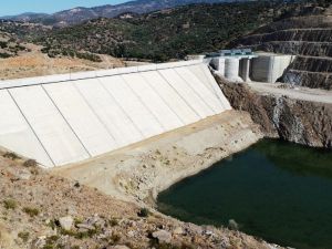Gökbel Barajı’nda su tutulmaya başlandı