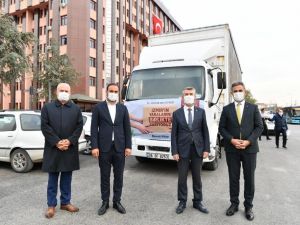 Yardım tırı İzmir’in yaralarını sarmak için Başkent’ten yola çıktı
