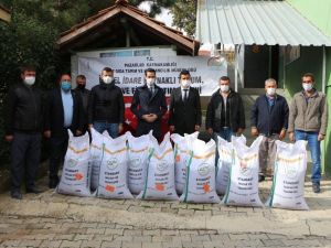 Pazarlar’da çiftçilere 4 bin 800 kilo Macar Fiğ tohumu dağıtıldı
