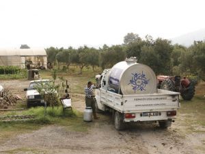 Büyükşehir’in süt tankları üreticiyi güçlendirdi