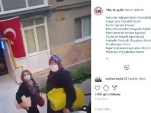 Deprem fırsatçılarını böyle görüntüledi