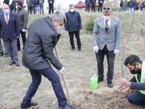 DPÜ’de 2 bin 53 fidan Hatay için toprakla buluştu
