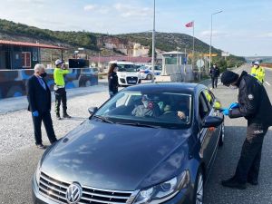 Yatağan-Aydın kontrol noktasında yoğun denetim