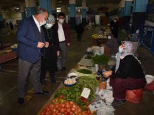 Başkan Çerçi ‘Üretici ve 2. El Eşya Pazarı’nı gezdi