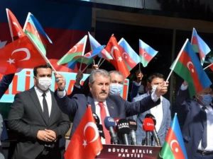 BBP Genel Başkanı Destici: "Zaferin kutlu ve mübarek olsun can Azerbaycan"