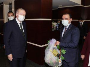 Cumhurbaşkanı Erdoğan’a üzümlü teşekkür