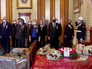Gazi Mustafa Kemal Atatürk, vefatının 82’nci yıl dönümünde Dolmabahçe Sarayı’nda anıldı
